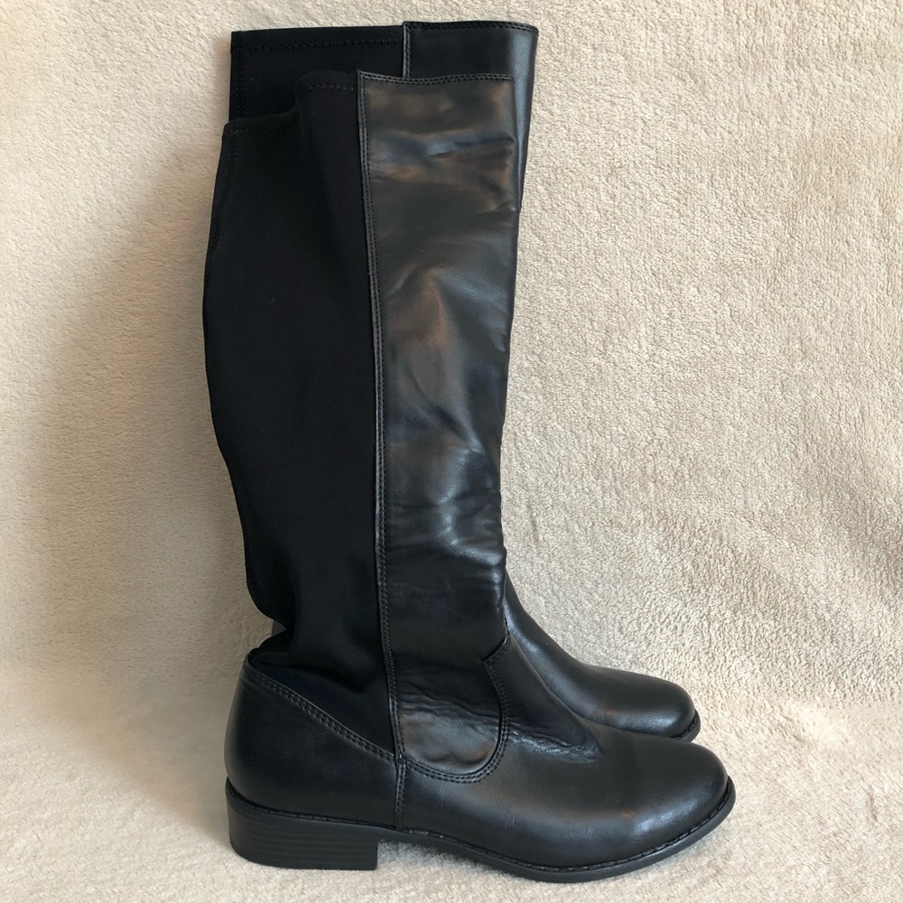 Rampage Women’s Indie Black Boots, Size 8